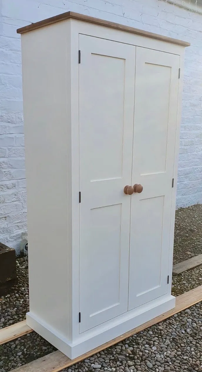 **150 cm Medium Height Storage Cupboard for Hallway/Kitchen Utility Room (40 cm deep)