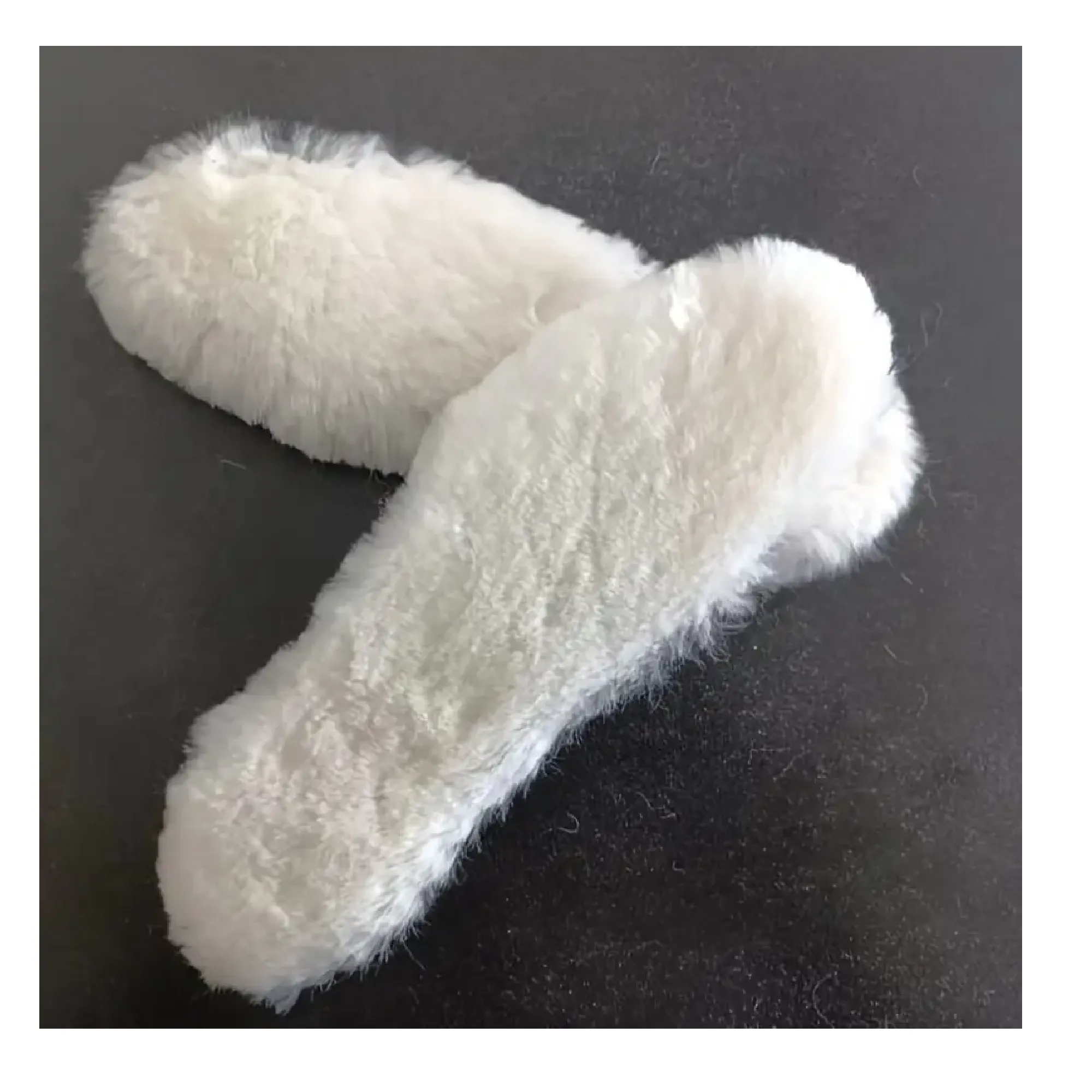 1pair Thick And Warm Wool Insole, Real Pure Sheepskin Luxury Insoles Sheepskin Lambswool Blended Shoe Insoles, Durable & Fluffy, Order A Size Up