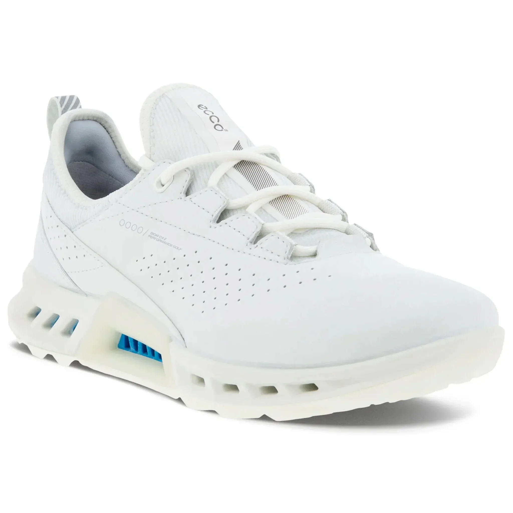 2024 Ecco Women's C4 Golf Shoe - White/UST Dritton