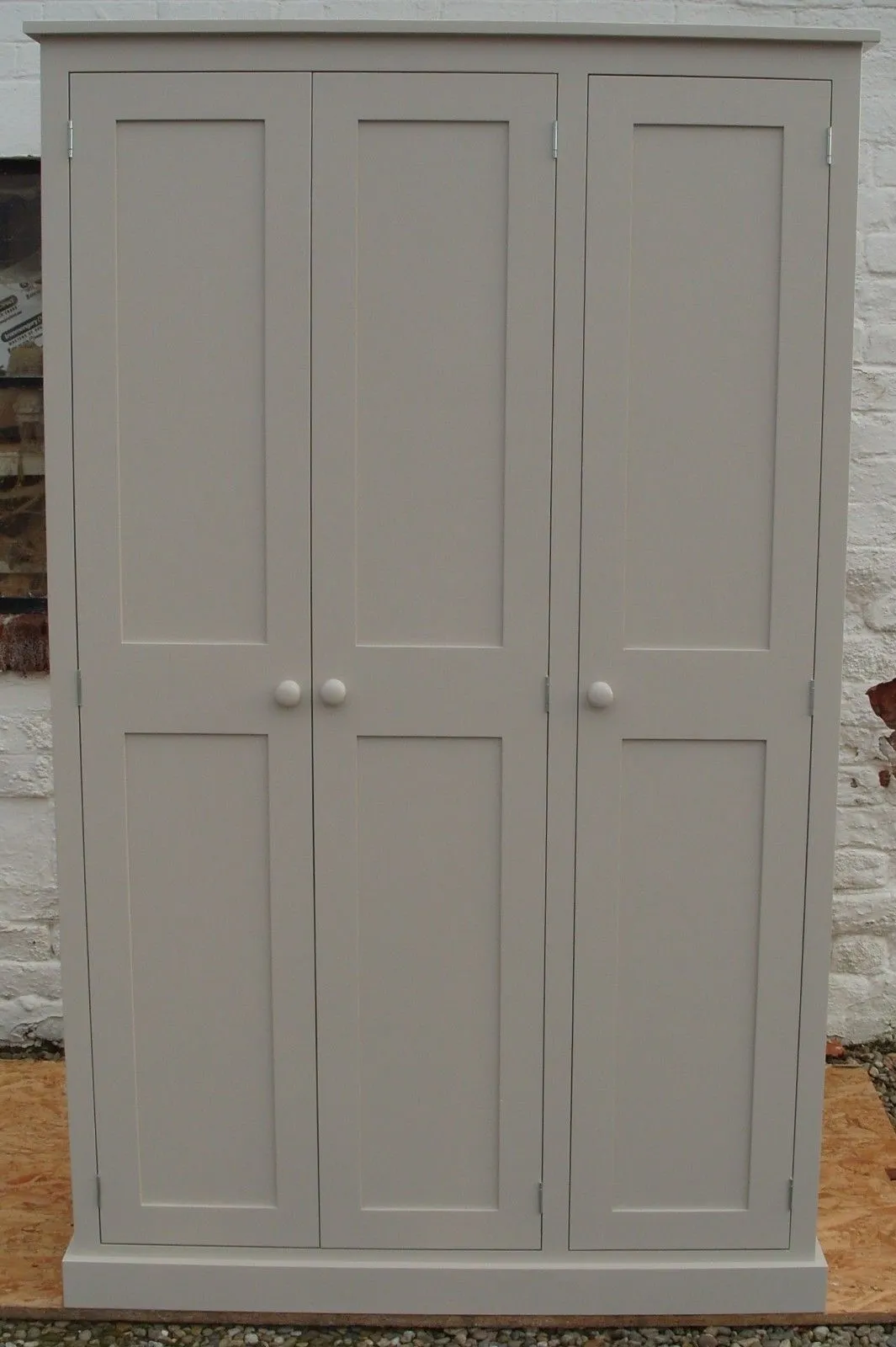 **3 Door Larder/Hall for Kitchen items, Craft, Toys, Utility Room, Office Storage Cupboard (40 cm or 45 cm deep) OPTION 3