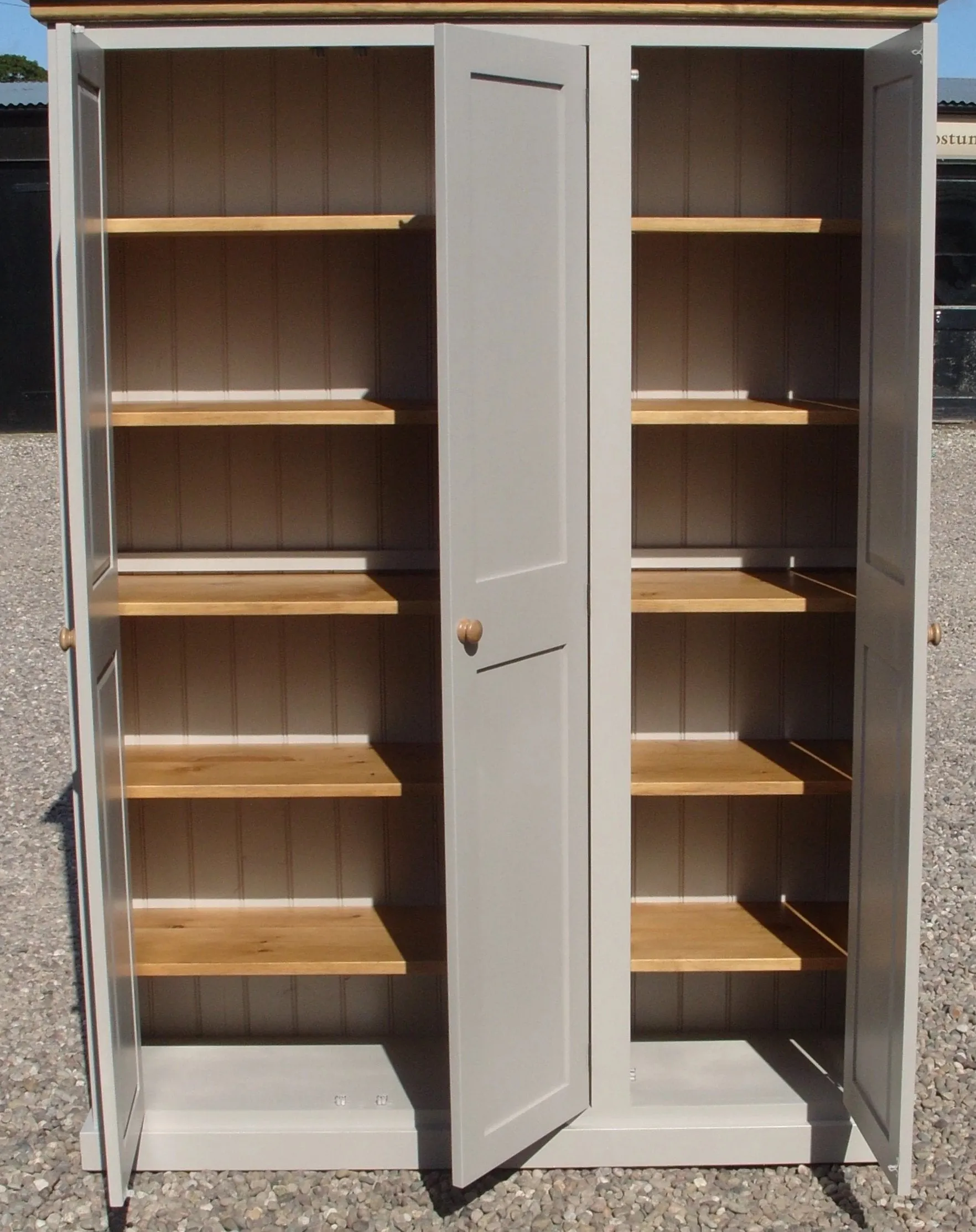 **3 Door Larder/Hall for Kitchen items, Craft, Toys, Utility Room, Office Storage Cupboard (40 cm or 45 cm deep) OPTION 3