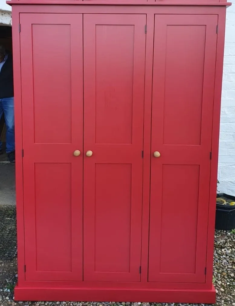 **3 Door Larder/Hall for Kitchen items, Craft, Toys, Utility Room, Office Storage Cupboard (40 cm or 45 cm deep) OPTION 3