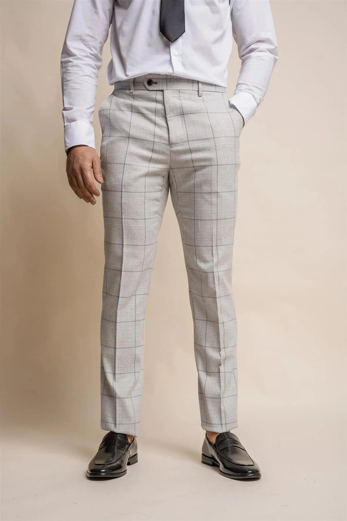 3-piece suit check -Cavani Radika Grey