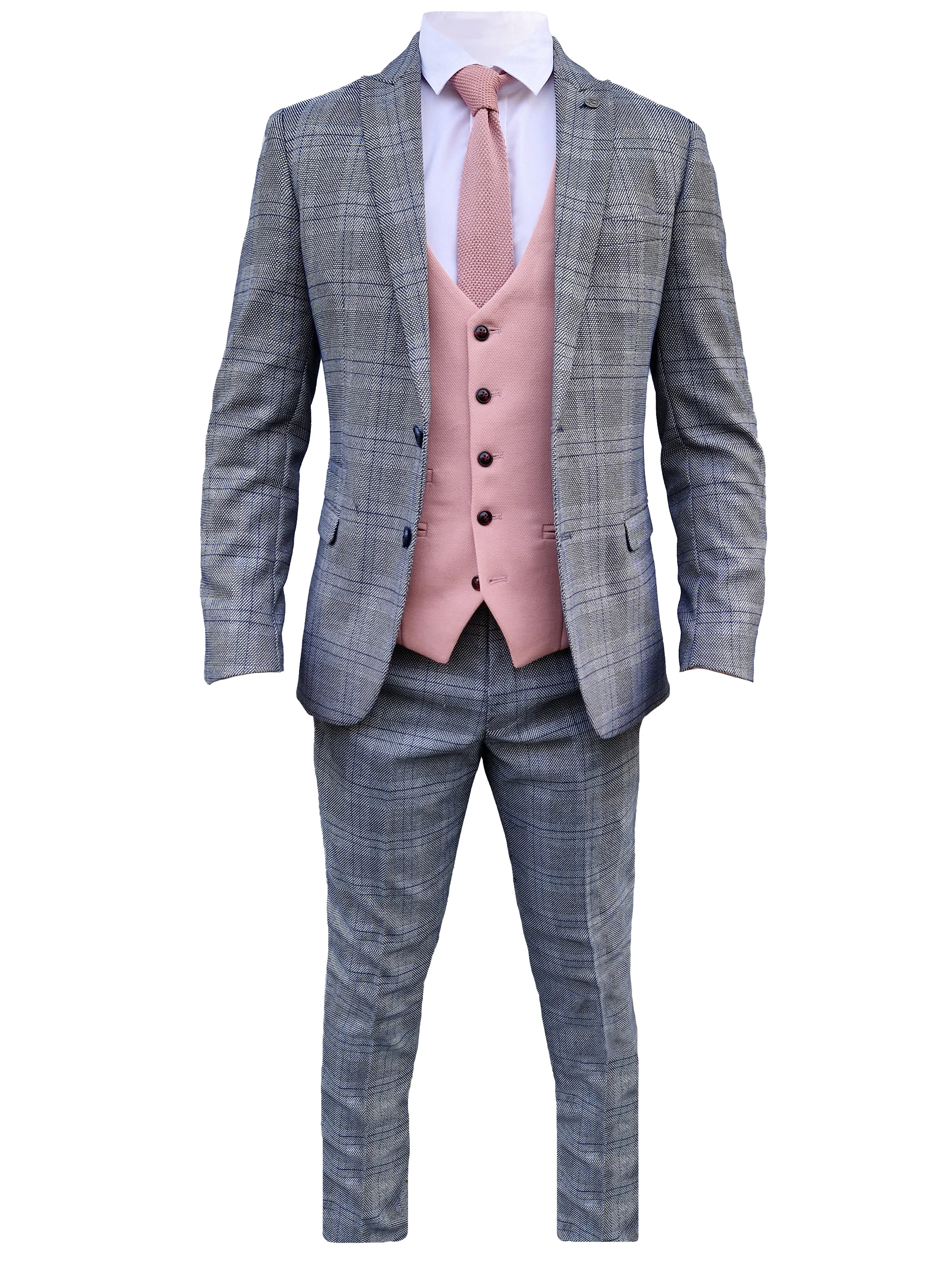 3-Piece Suit Jerry Grey Mix & Match - Marc Darcy