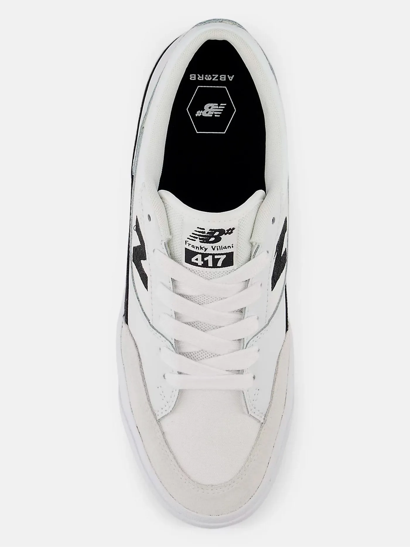 417 Villani Low White/Black Shoes