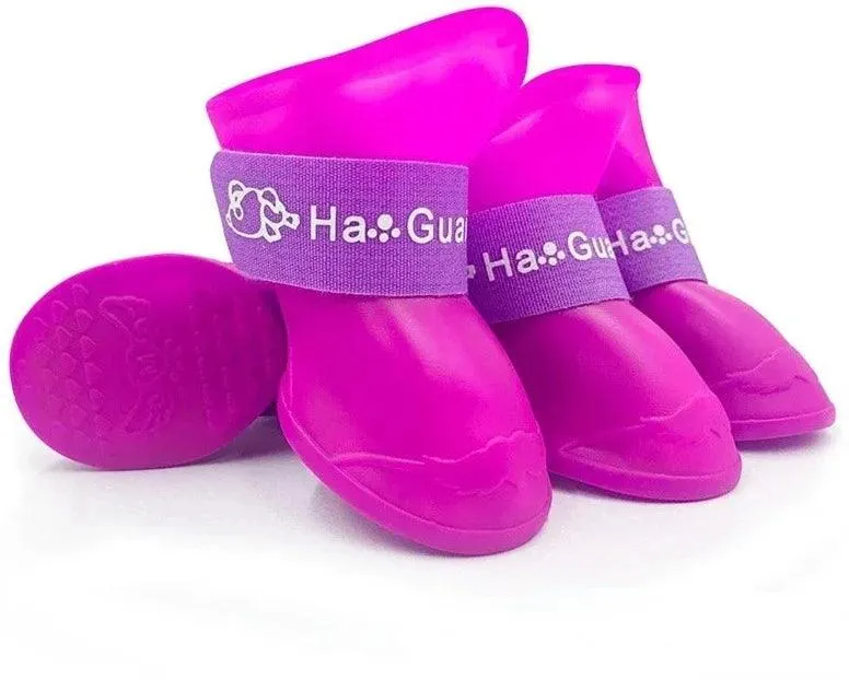 4pc/set Water Proof Dog Rain Shoes