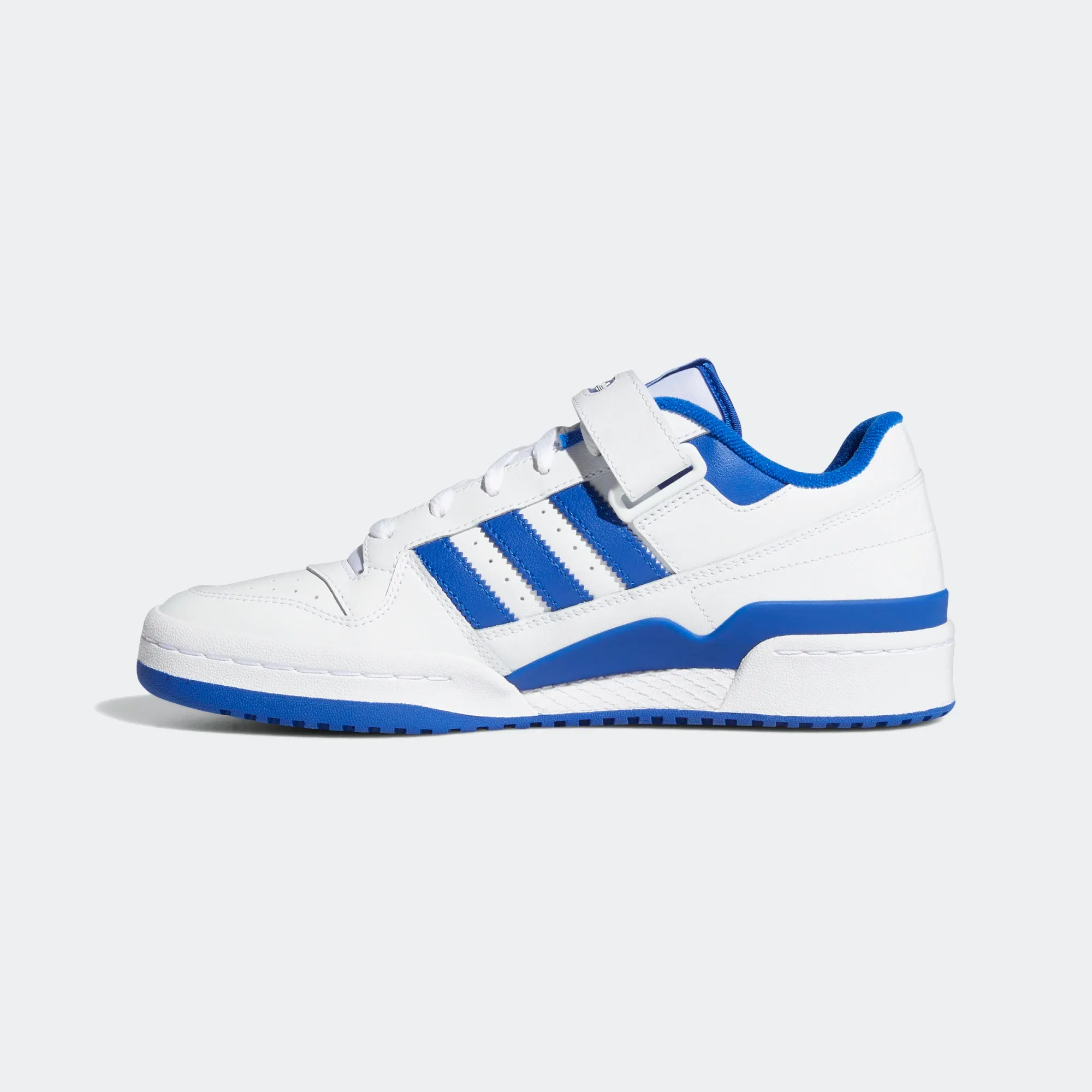 Adidas Men's Forum Low Shoes - Cloud White / Cloud White / Royal Blue