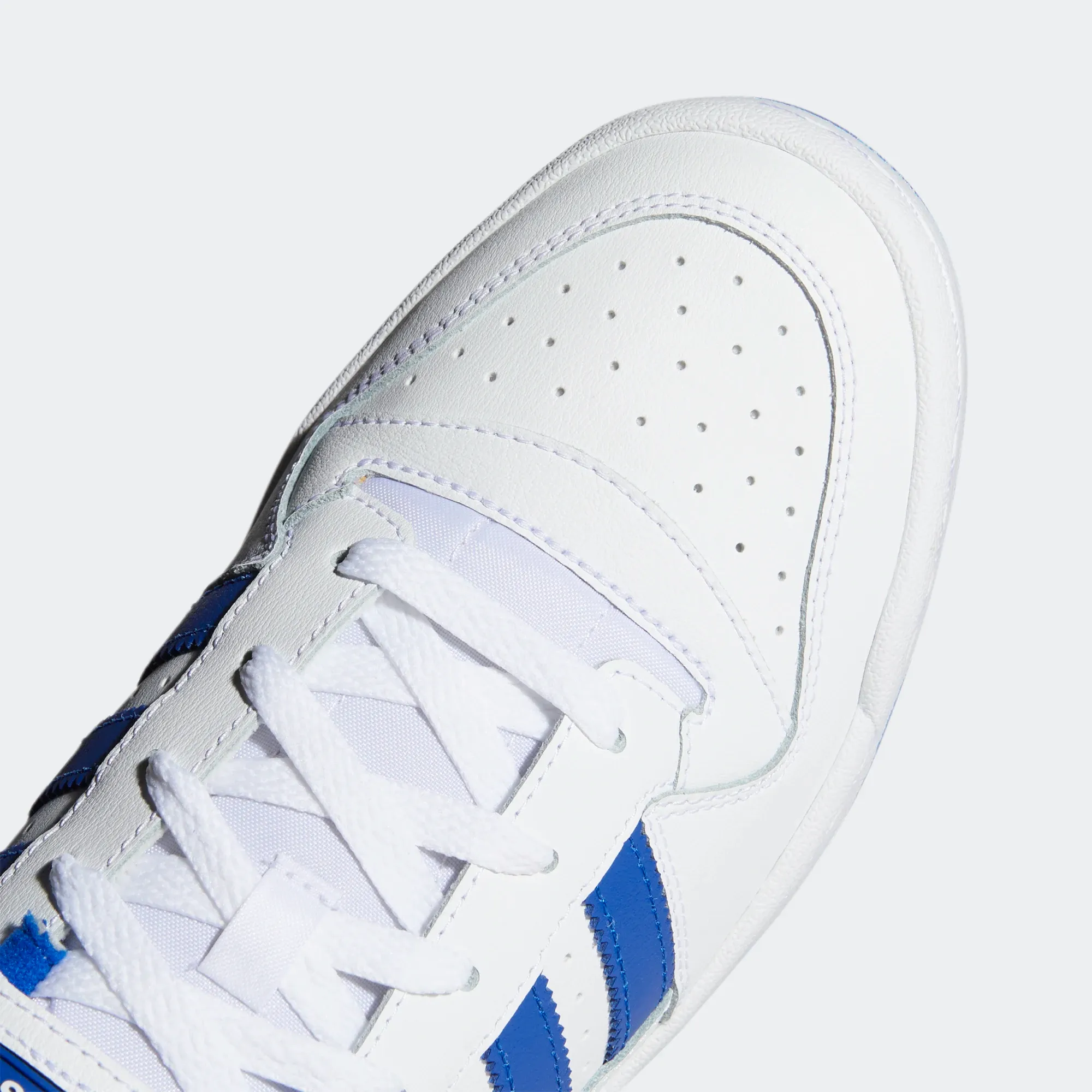 Adidas Men's Forum Low Shoes - Cloud White / Cloud White / Royal Blue