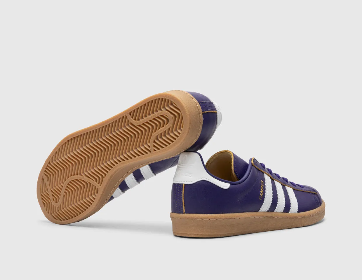 adidas Originals Campus 80s Collegiate Purple / White - Gum - size? exclusive