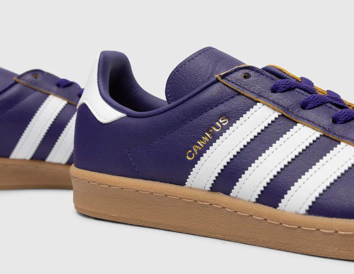 adidas Originals Campus 80s Collegiate Purple / White - Gum - size? exclusive