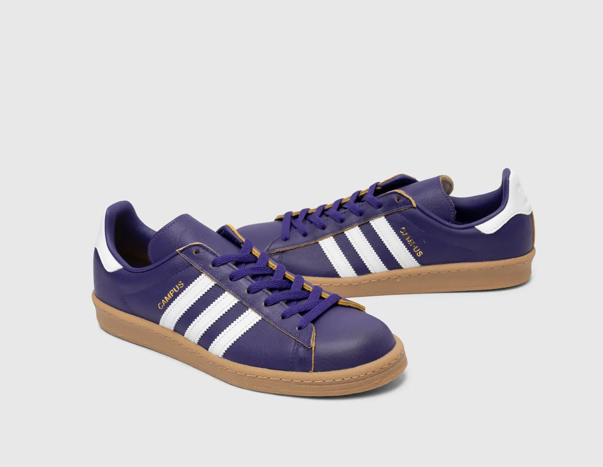 adidas Originals Campus 80s Collegiate Purple / White - Gum - size? exclusive