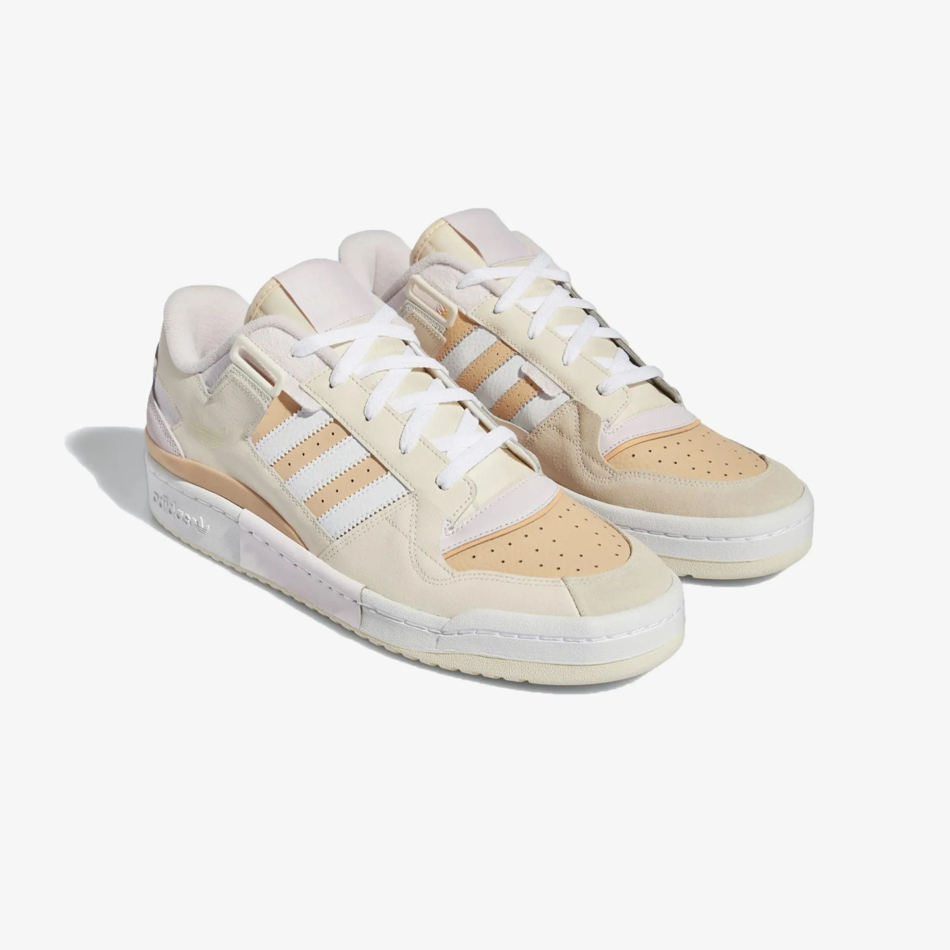 Adidas Originals | FORUM EXHIBIT LOW  { ECRU TINT / CLOUD WHITE