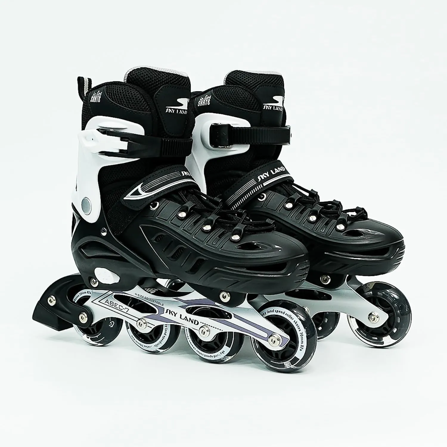 Adjustable Inline Skates with 8 Illuminated Wheels TMX-028-M Comfortable and Safe Roller Skates for Kids & Teens