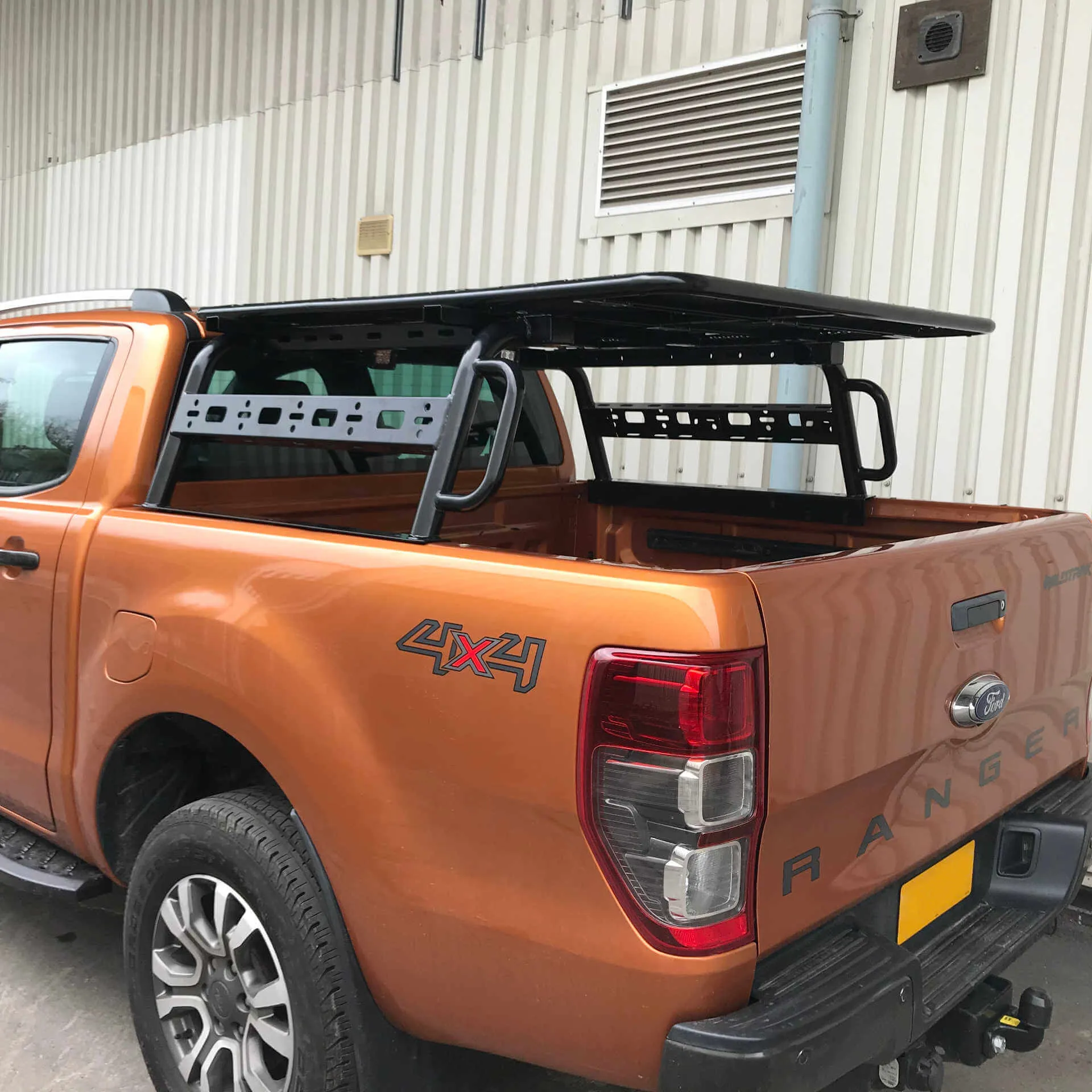 Adjustable Load Bed Cargo Frame with Flat Rack for Ford Ranger 2022 