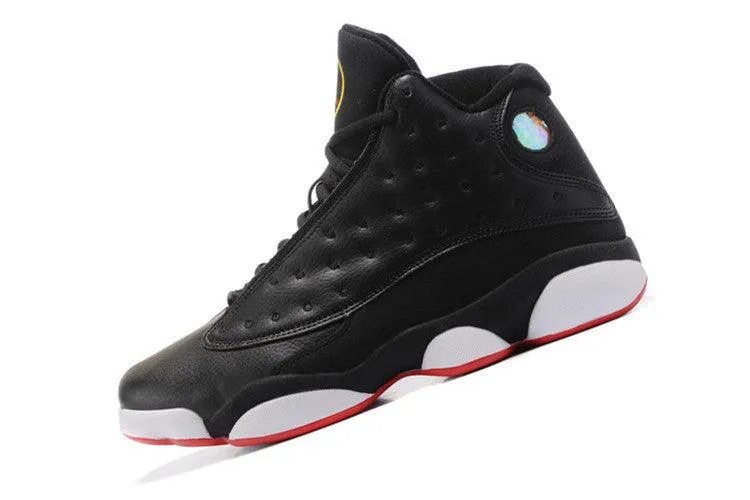 Air Jordan 13 Playoffs Black Red Hightop Sneakers