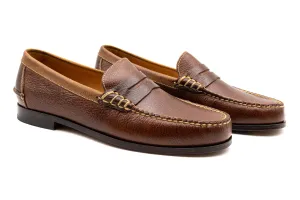 All American Water Buffalo Penny Loafers - Oak