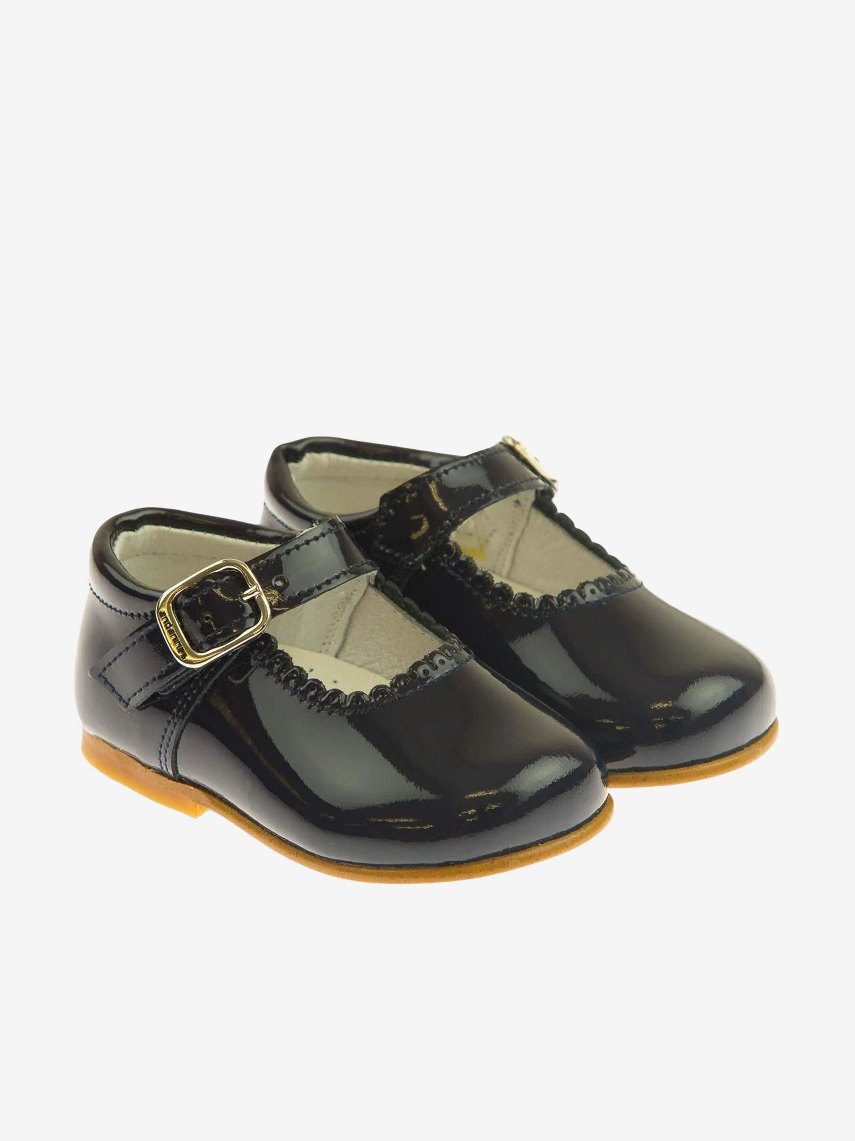 Andanines Girls Patent Leather Mary Jane Shoes