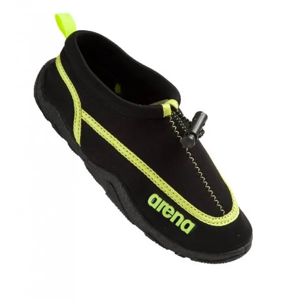 Arena Kids Polybag Aquashoes Black Green