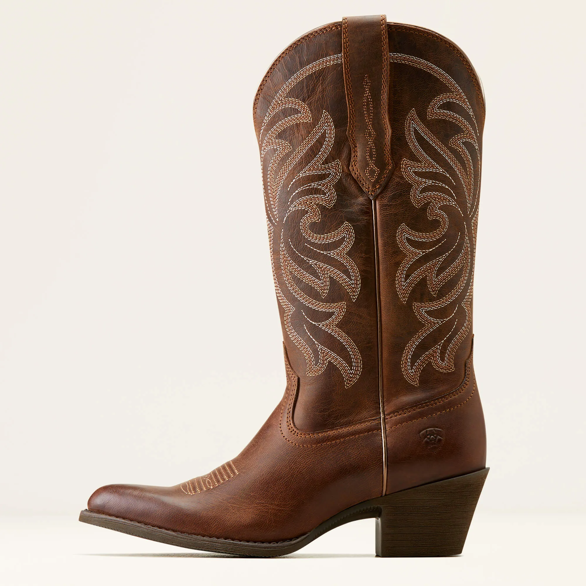 ARIAT Heritage J Toe Stretchfit Western Boots - Womens Cowgirl - Sassy Brown