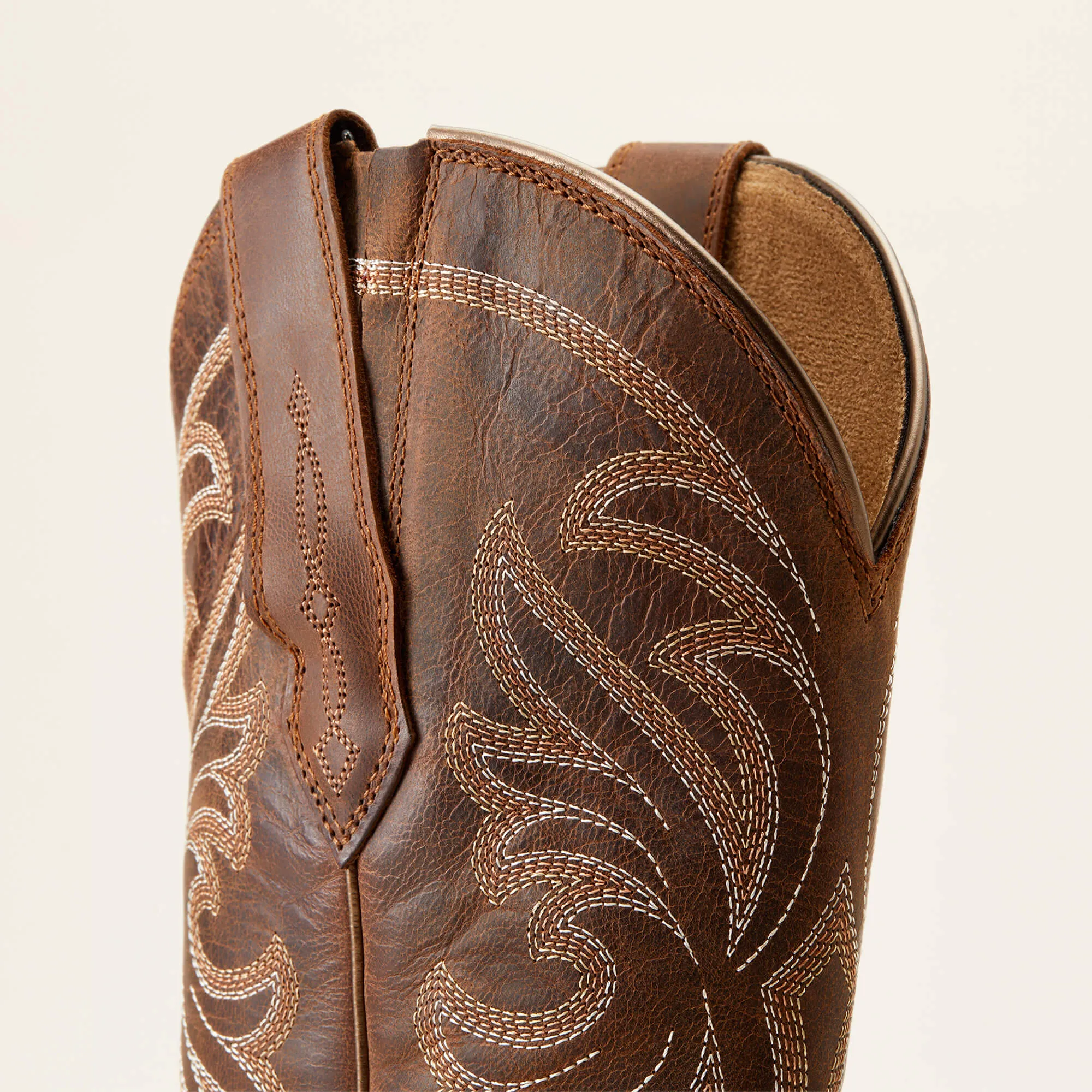 ARIAT Heritage J Toe Stretchfit Western Boots - Womens Cowgirl - Sassy Brown