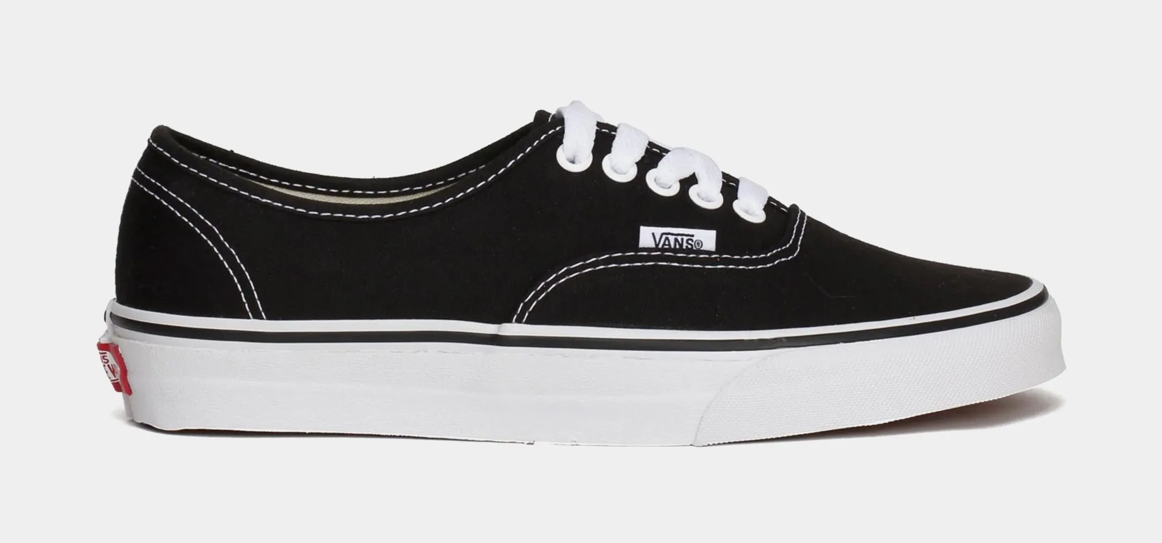 Authentic Low Preschool Lifestyle Shoes (Black/White)