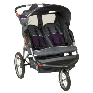 Baby Trend Expedition DJ96715R Lightweight Swivel Double Jogger Stroller, Elixer