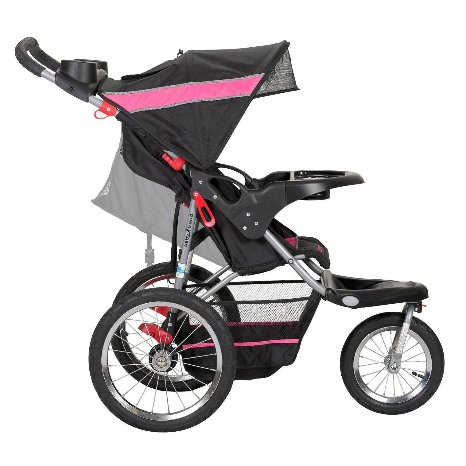 Baby Trend Expedition Jogger Folding Jogging Stroller, Bubble Gum | JG94044