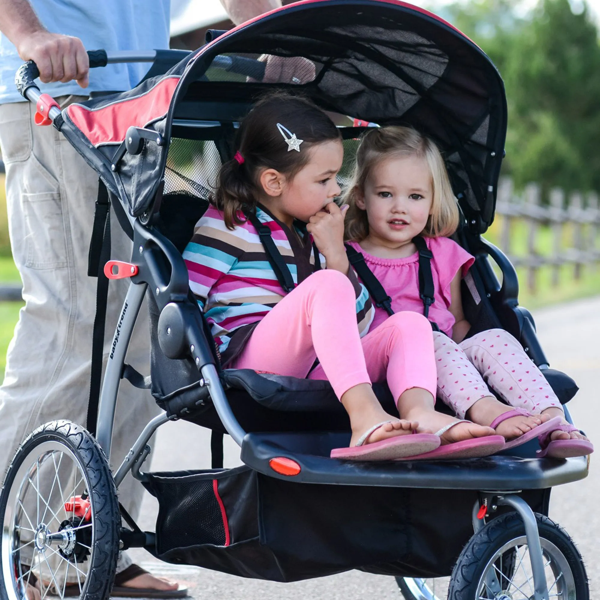 Baby Trend Expedition Lightweight Jogging Double Baby Stroller, Centennial