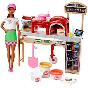 Barbie Cooking & Baking Pizza Making Chef Doll & Play Set