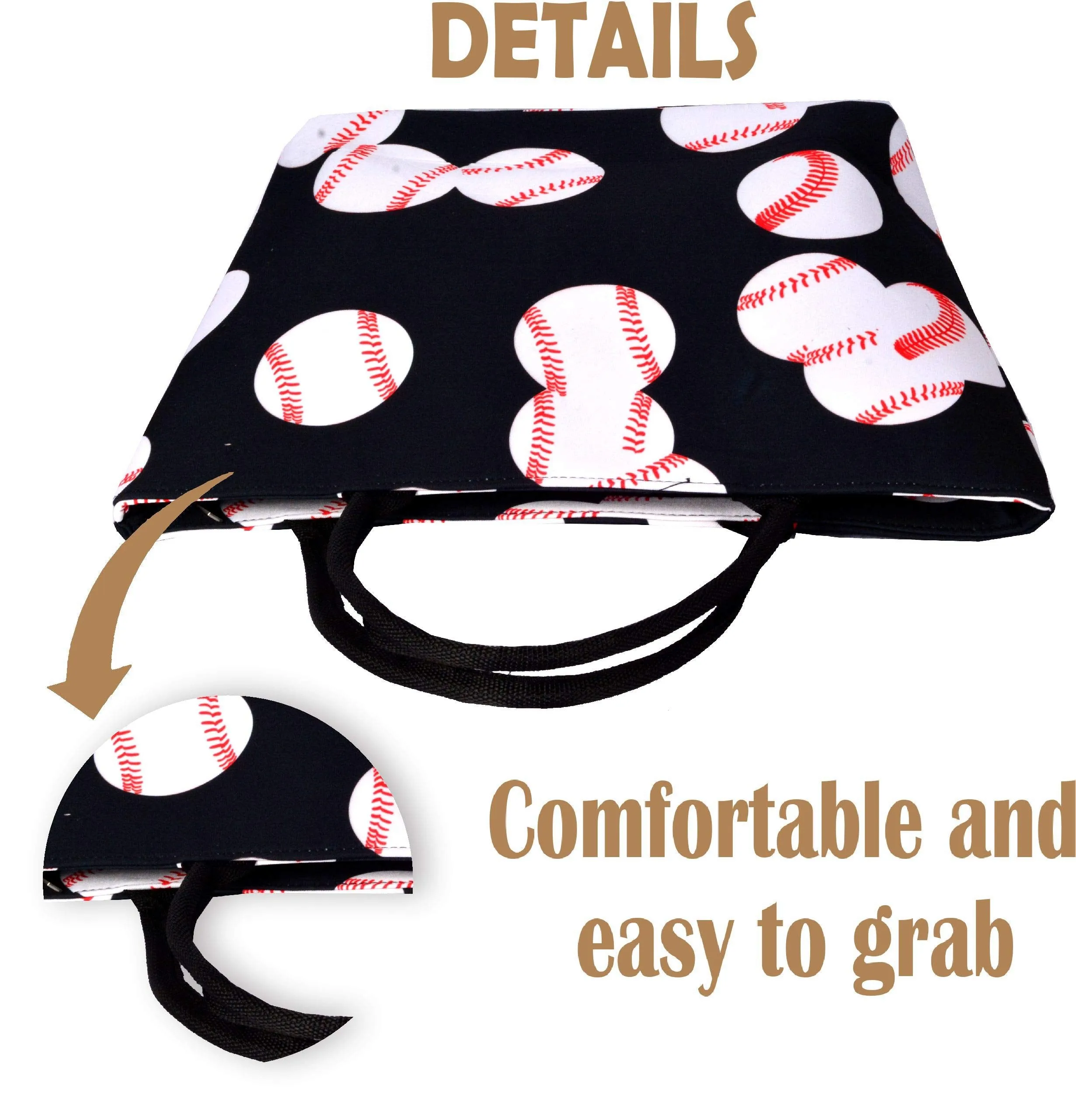 Baseball Tote Bag for Woman, Baseball Mom, Women's Trucker Hat, Baseball Mom Tote