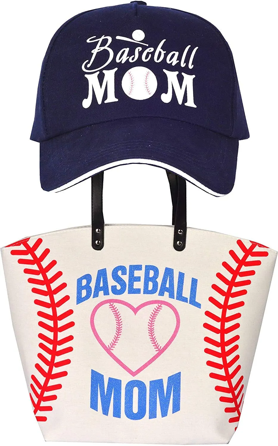 Baseball Tote Bag for Woman, Baseball Mom, Women's Trucker Hat, Baseball Mom Tote