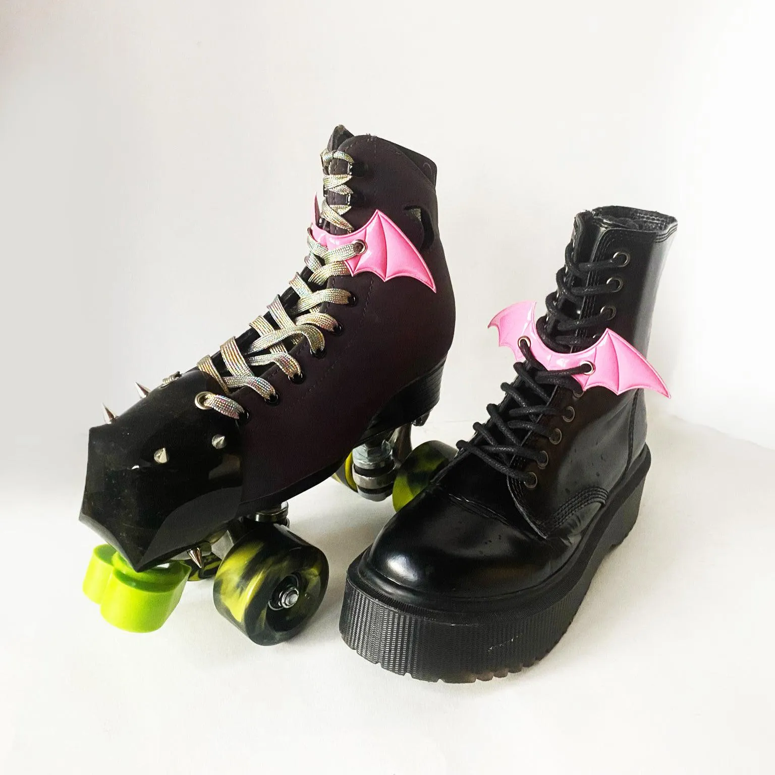 Bat Wing Charms for Shoes and Skates