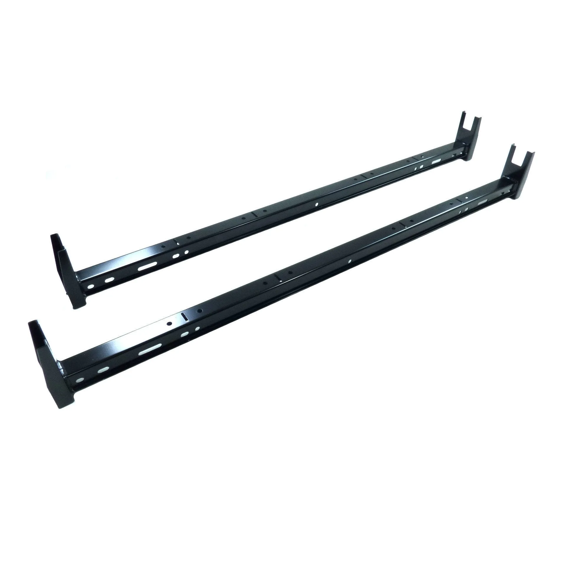 Black 2 Bar Van Roof Ladder Rack Cross Bars for Vauxhall Combo 2015-2019