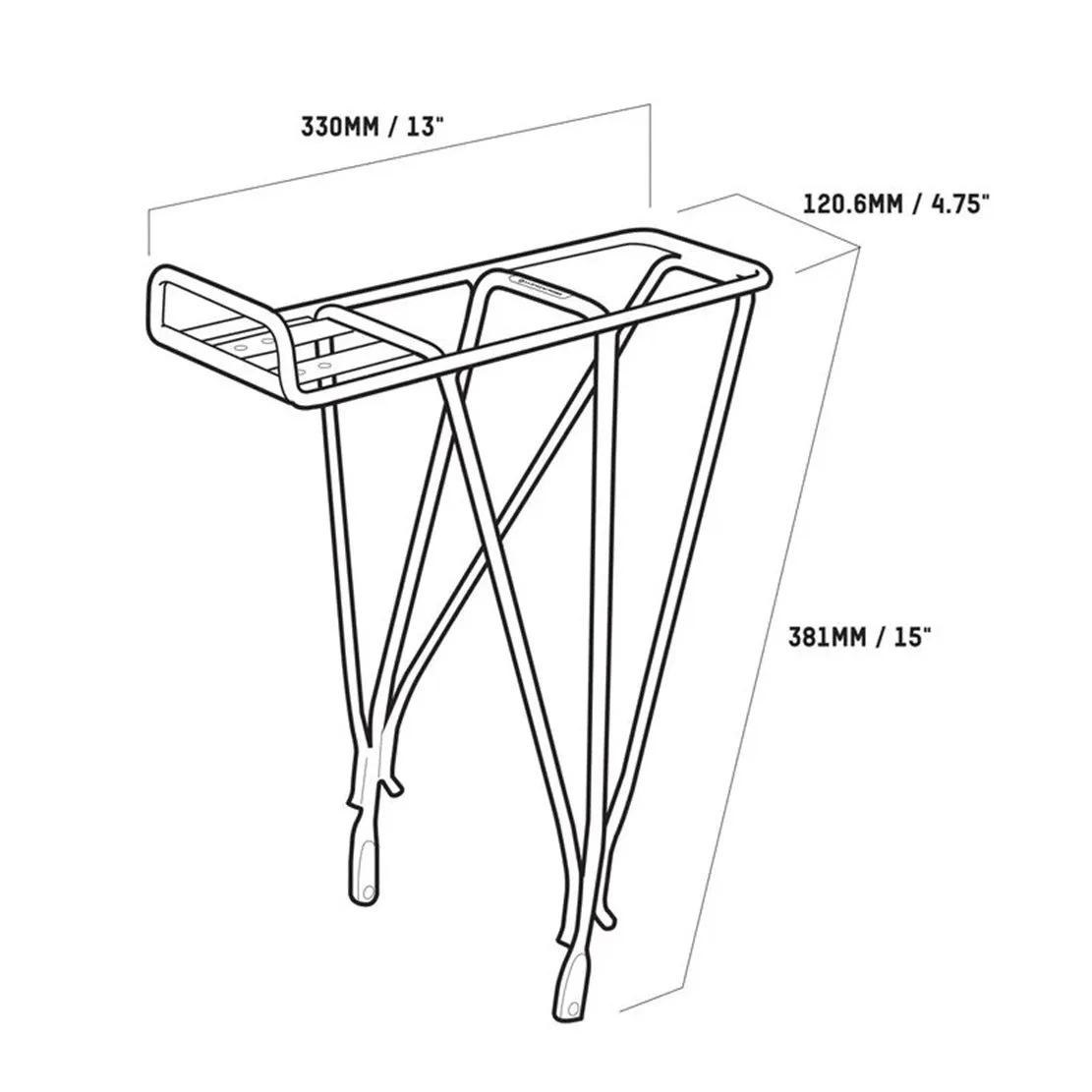 Blackburn EX-1 Rear Bicycle Rack