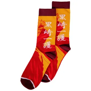 Bleach Kurosaki Ichigo Vizard Mask Crew Socks