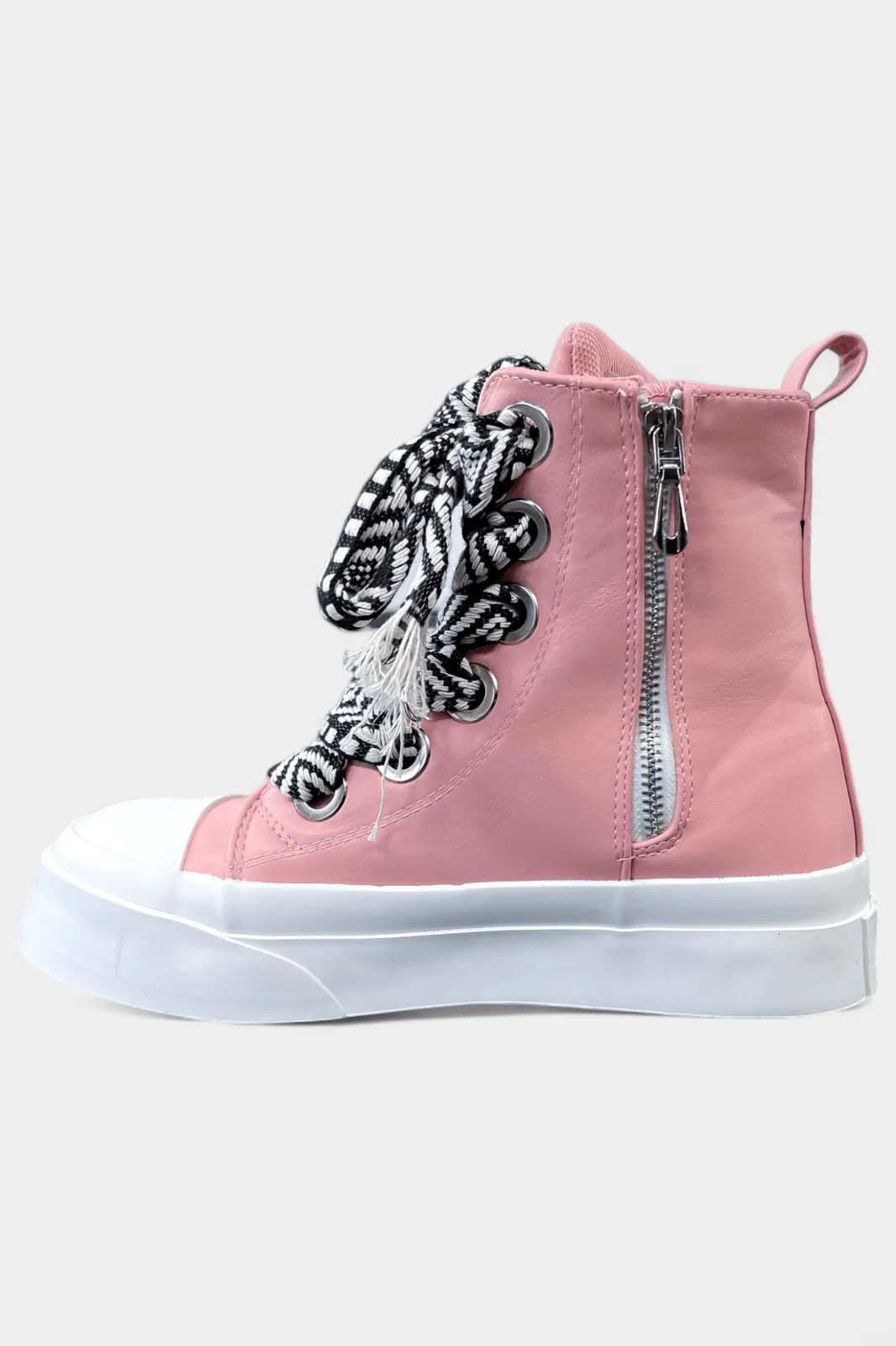 Blush High Top Sneakers