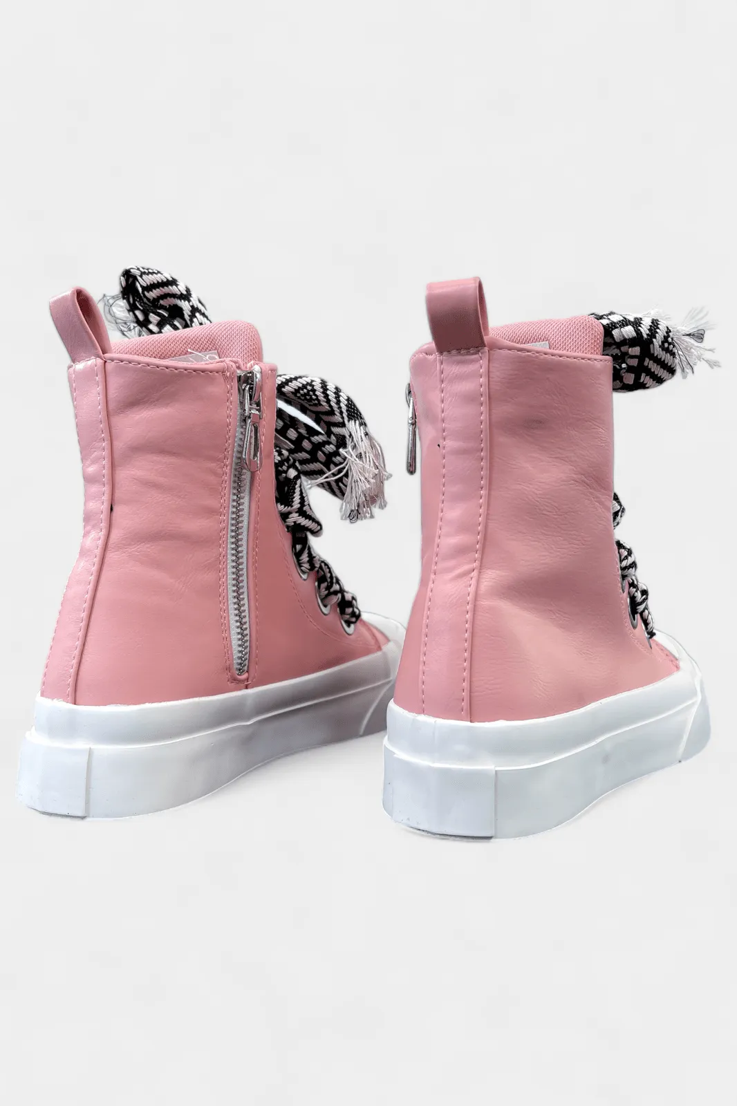 Blush High Top Sneakers