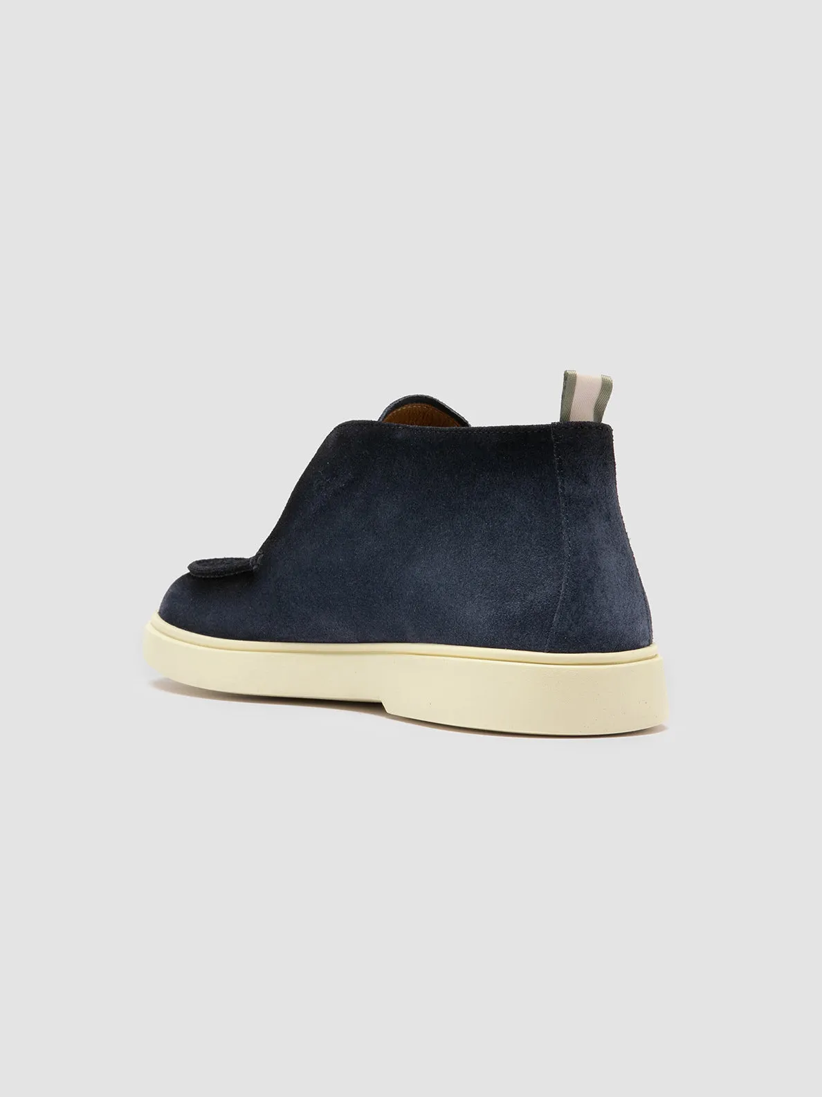 BONES 003 - Blue Suede Chukka Boots