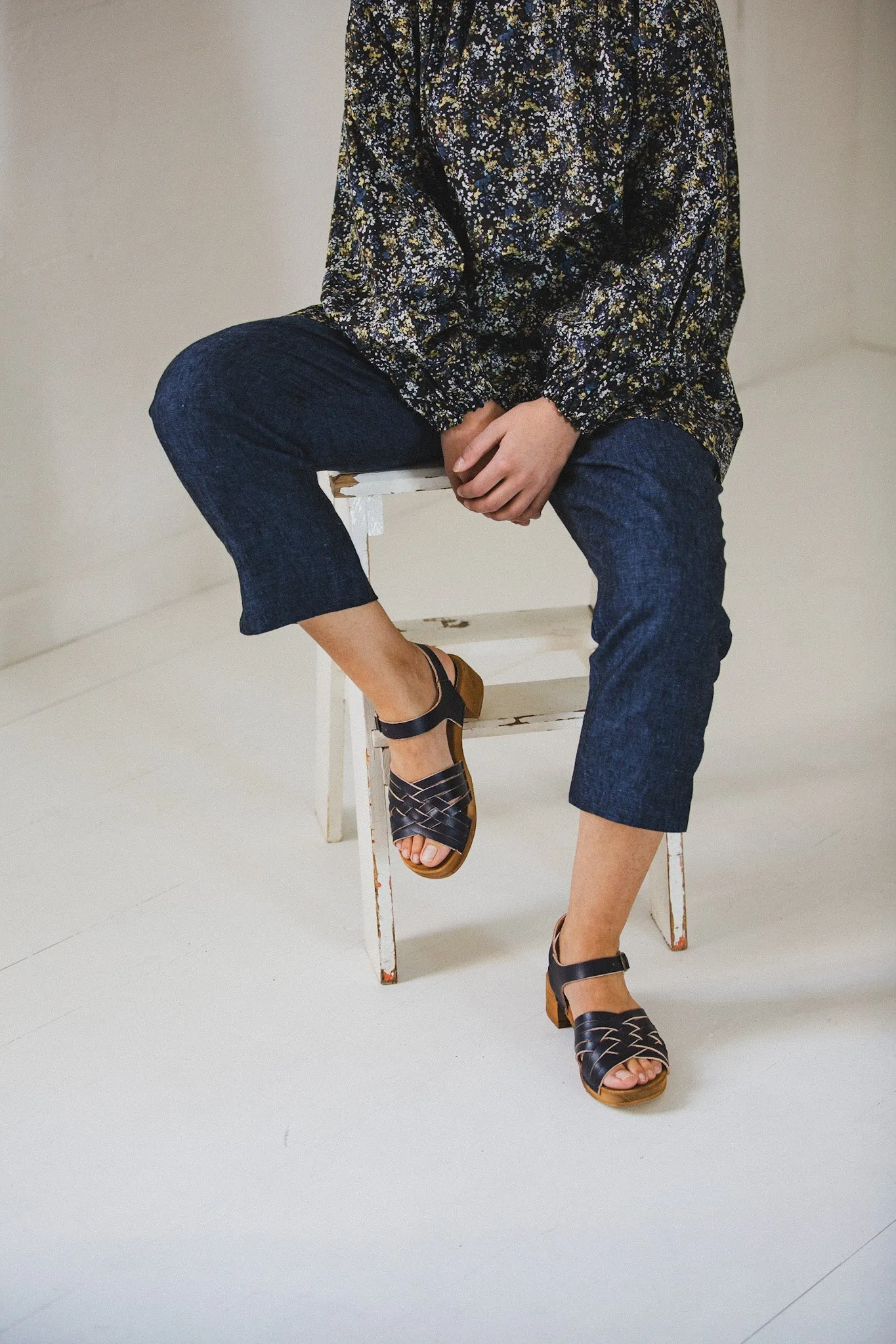 Bosabo | Eloise Sandal | Graphite