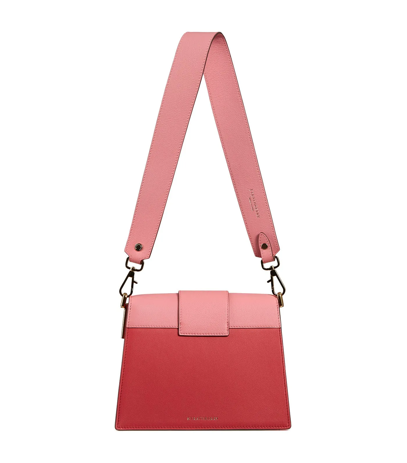 Box Crescent Bag Raspberry Red/Candy Pink