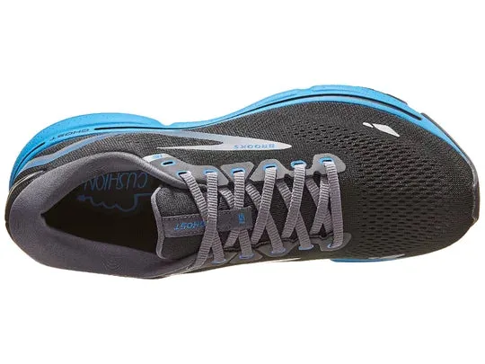 Brooks | Ghost 15 | Men's | Black/Blackened Pearl/Blue