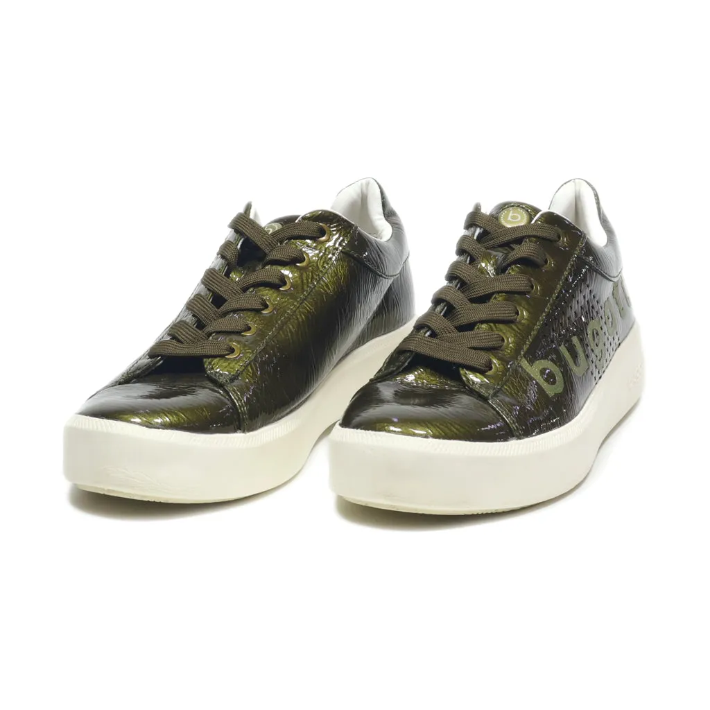 Bugatti Low-Top Sneakers Leather Green Colour For Women