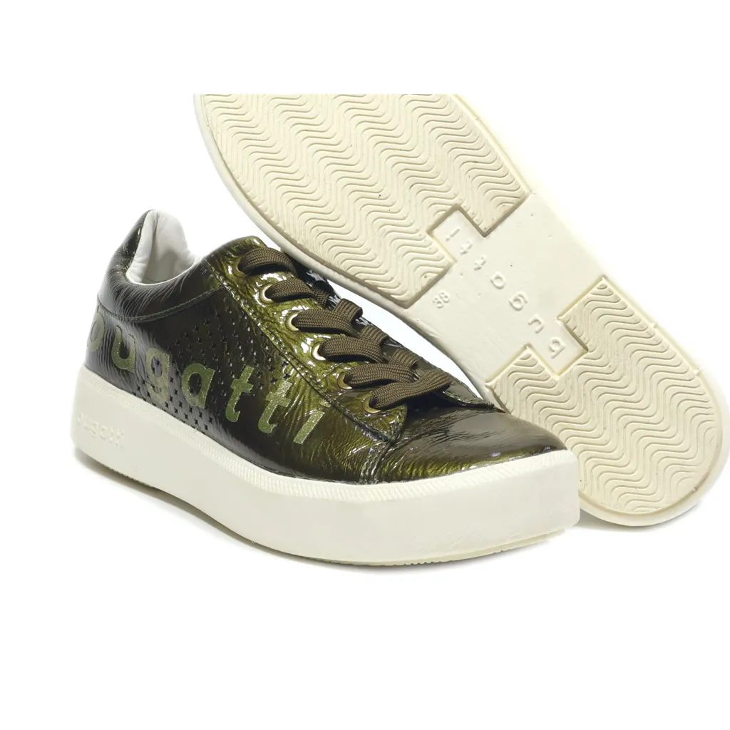 Bugatti Low-Top Sneakers Leather Green Colour For Women