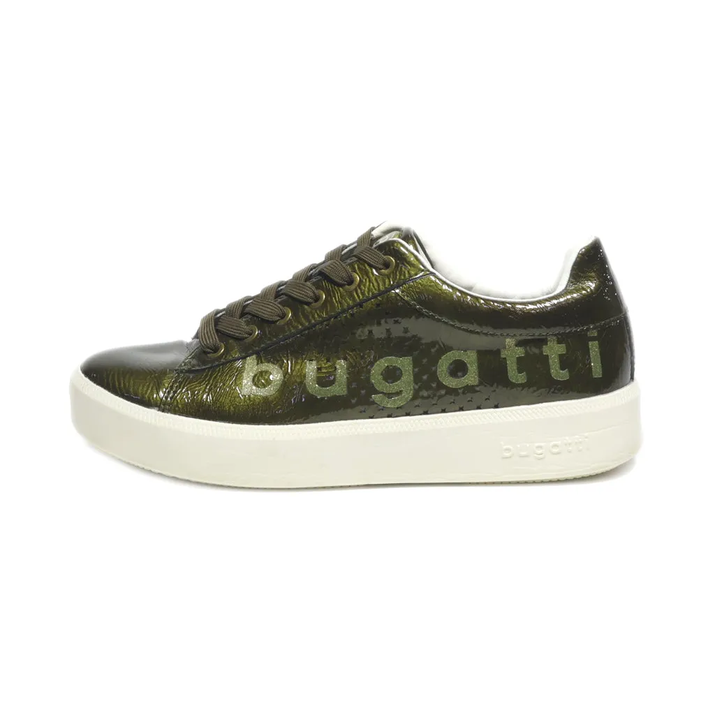 Bugatti Low-Top Sneakers Leather Green Colour For Women