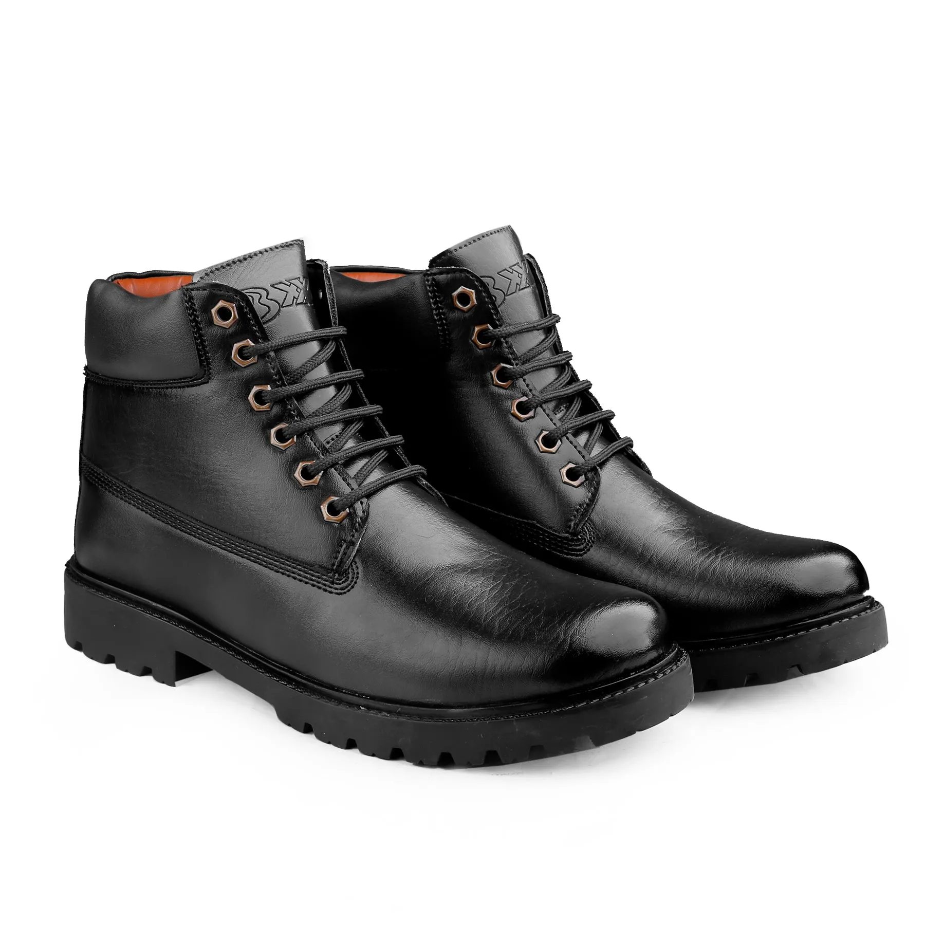 Bxxy's Lace-up Ankle Stylish Boots for Men