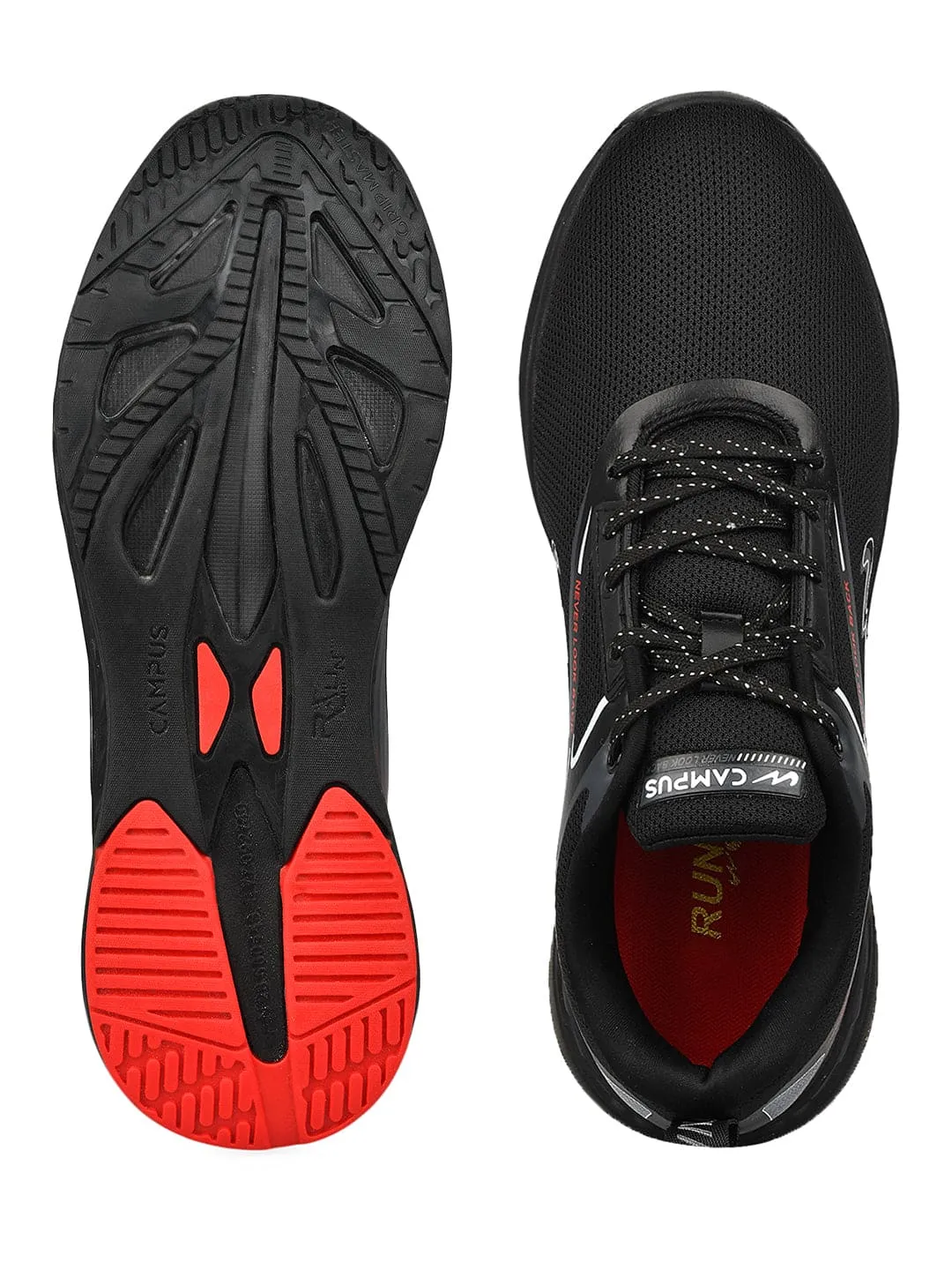 CAMP-DELIGHT Black Men's Sports Shoes