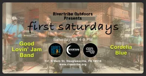 CANCELED! Rivertribe Outdoors Presents First Saturdays (8/3) with Good Lovin' Jam Band & Cordelia Blue