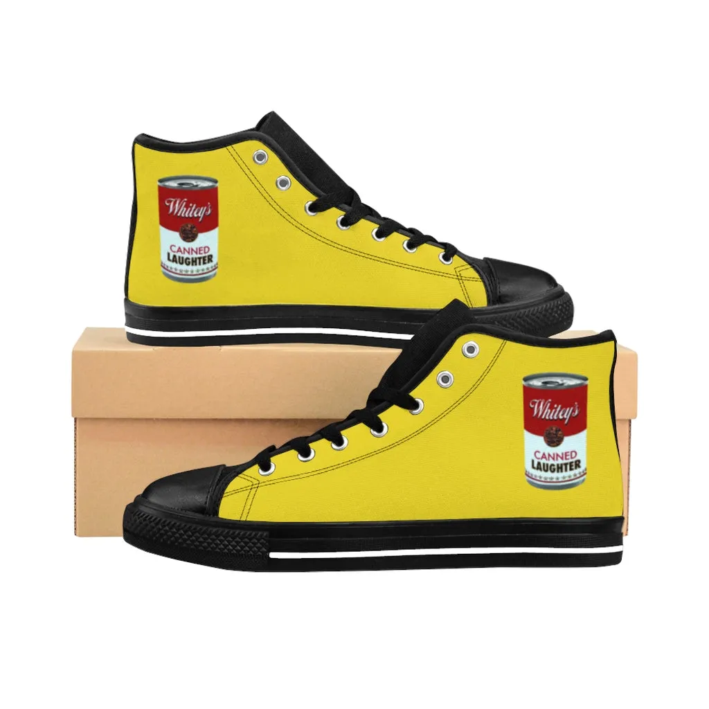 'CANNED LAUGHTER / SOUP CAN' HI TOP KICKS (WOMENS)