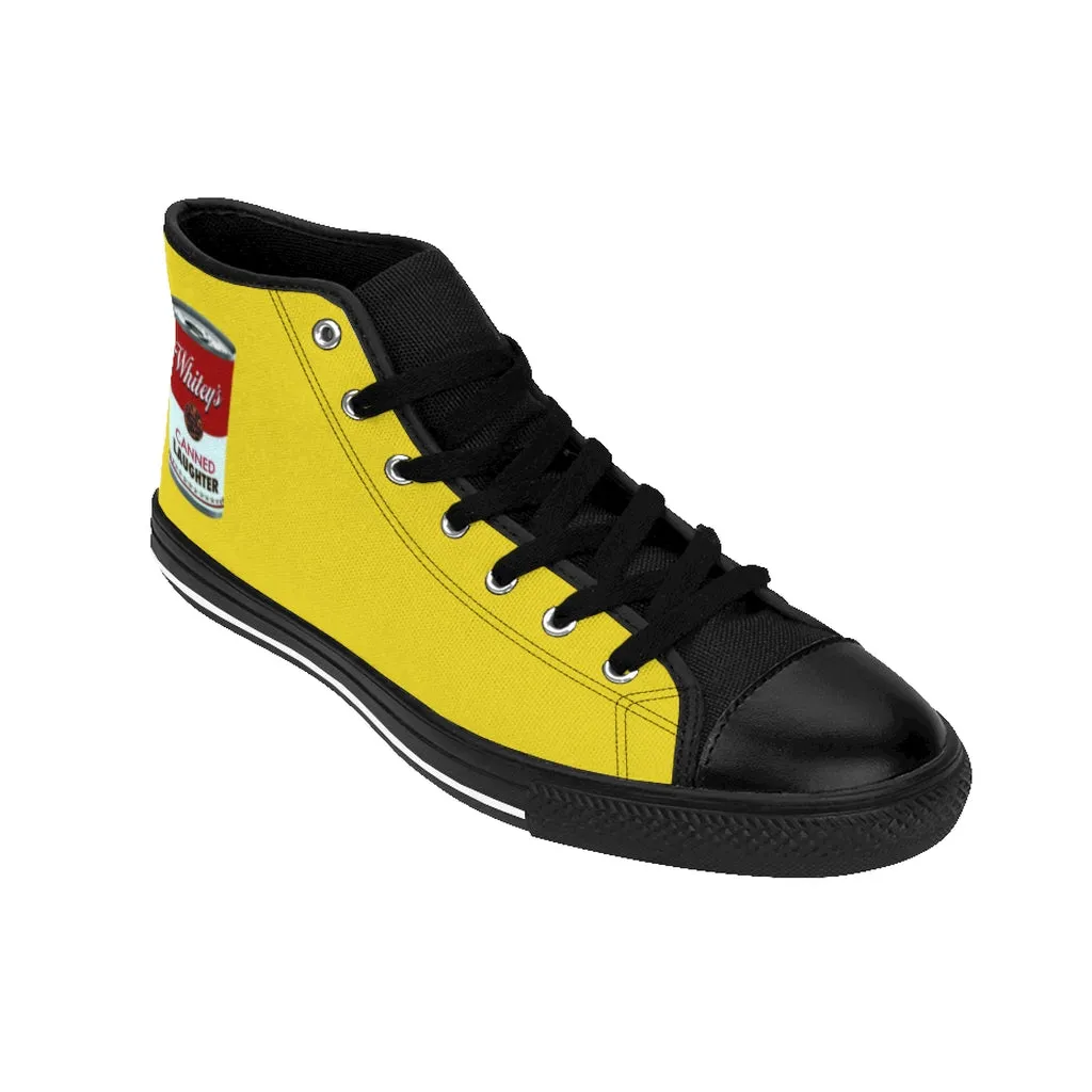 'CANNED LAUGHTER / SOUP CAN' HI TOP KICKS (WOMENS)