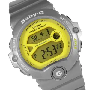 Casio Baby-G Runners Series Lap Memory 200m Digital Grey Resin Watch BG6903-8D